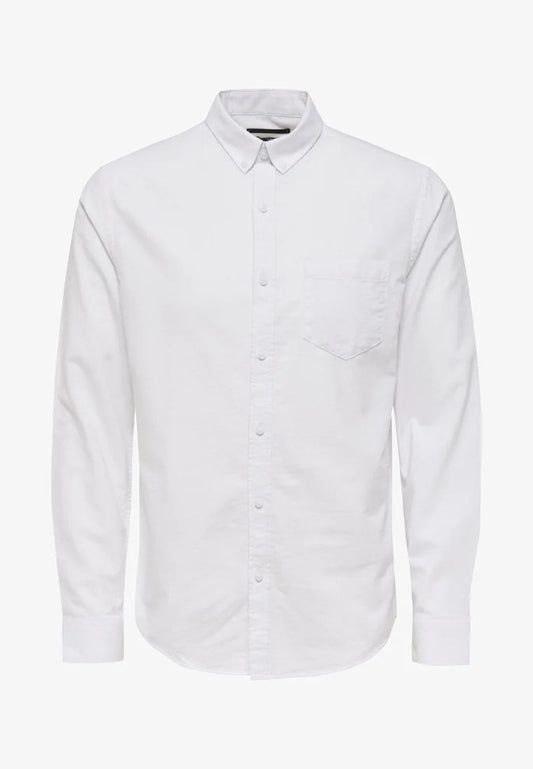 Chemise Only & Sons Onsdeon Slim Poplin Black