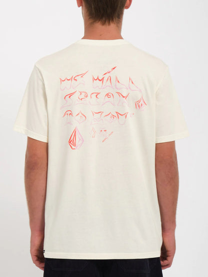 T-shirt Volcom Sam Ryser SST Off White