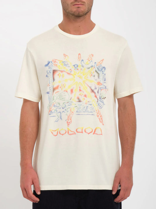 T-shirt Volcom Sam Ryser SST Off White