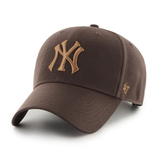 Casquette 47 Brand MLB New York Yankees MVP Snapback Brown1