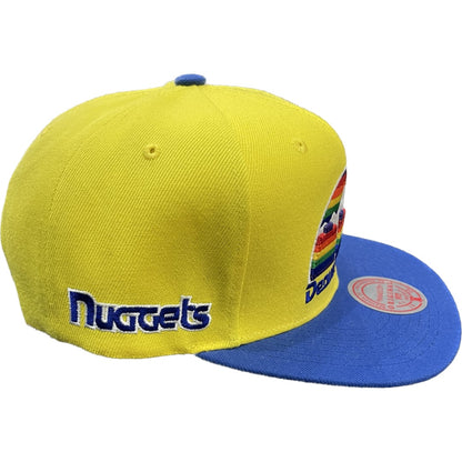 Casquette Mitchell & Ness NBA Core Side SnapBack Nuggets -