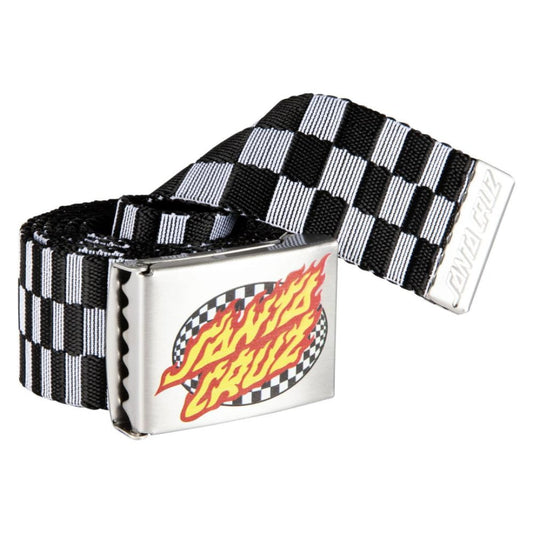 Ceinture Santa Cruz Oval Check Flame Beat - Unique