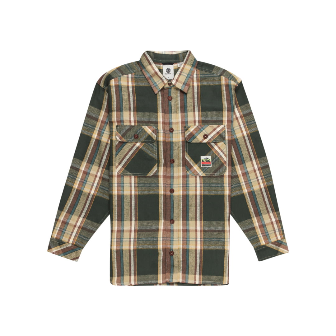 Chemise Element Hueco Classic LS Slate Green Plaid - Ls