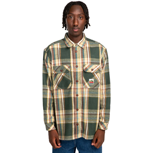 Chemise Element Hueco Classic LS Slate Green Plaid - Ls