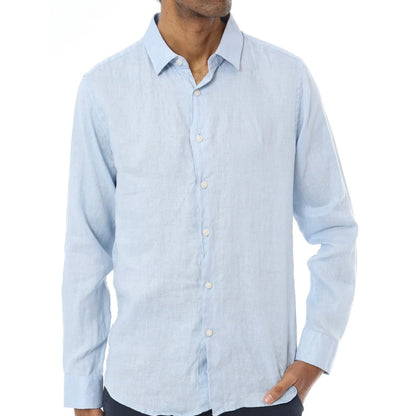 Chemise en Lin Noos Bleu Ciel - Insidshop.com