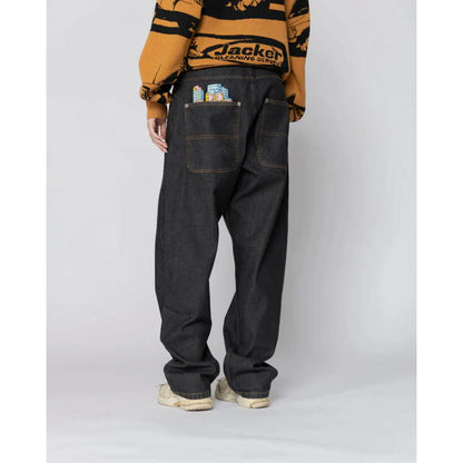 Jeans Baggy Jacker City Tour Denim Black - Insidshop.com