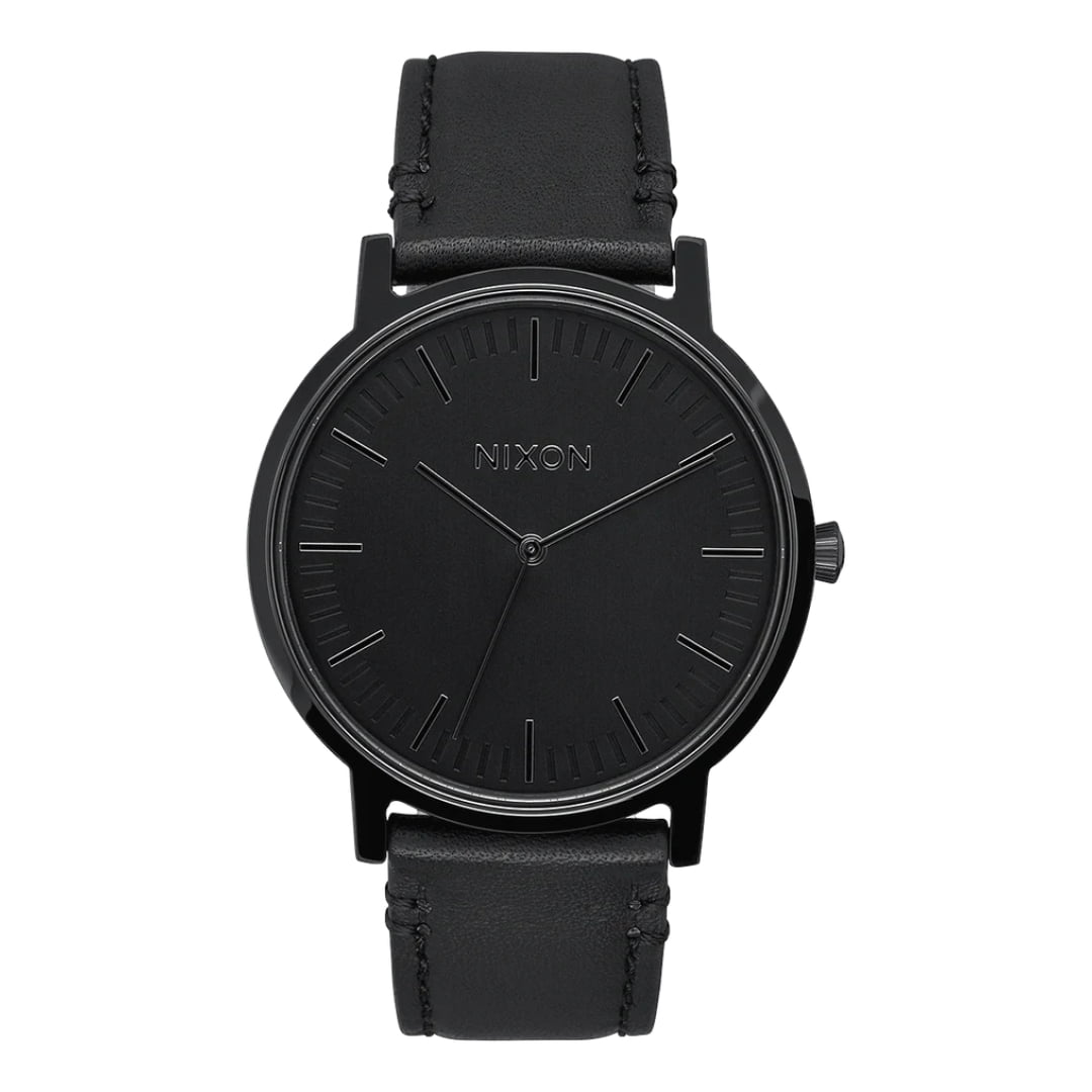 Montre Nixon Porter Leather All Black - Insidshop.com