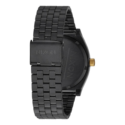 Montre Nixon Time Teller Noir Mat Doré - Unique /