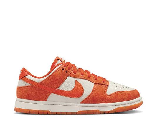 Nike Dunk Low Light Bone / Safety Orange