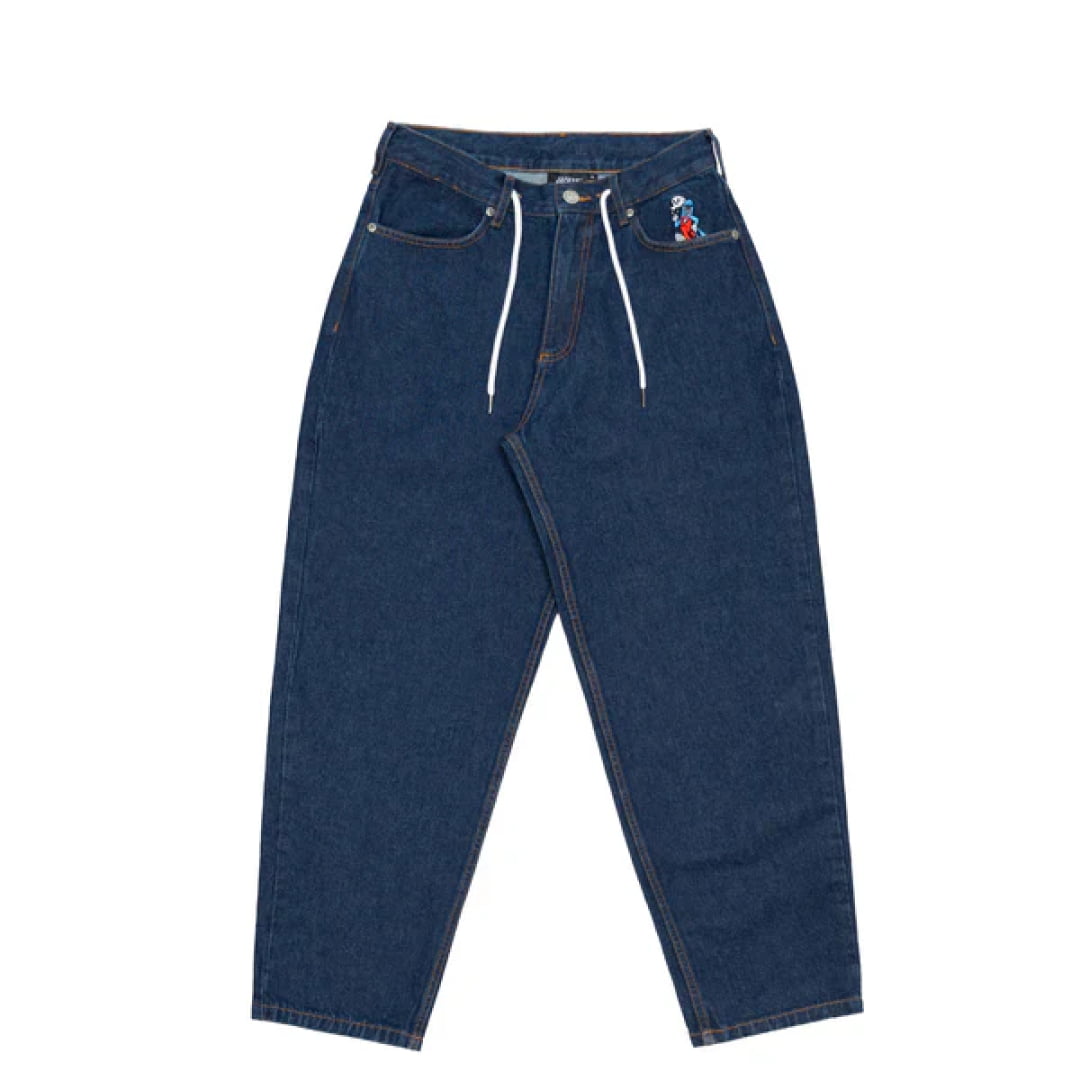 Pantalon Jacker Big Pharma Raw Blue - Insidshop.com