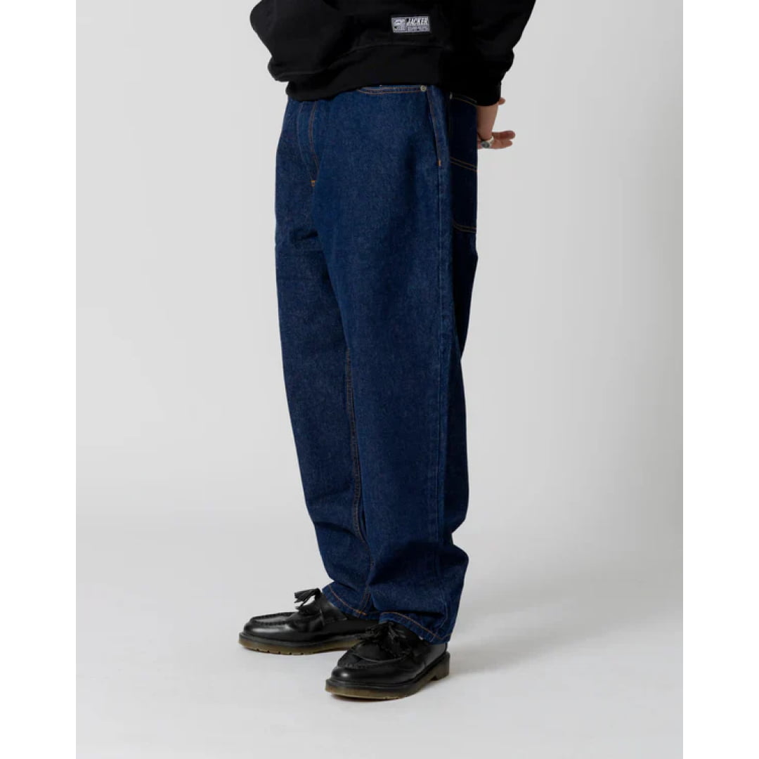 Pantalon Jacker Big Pharma Raw Blue - Insidshop.com