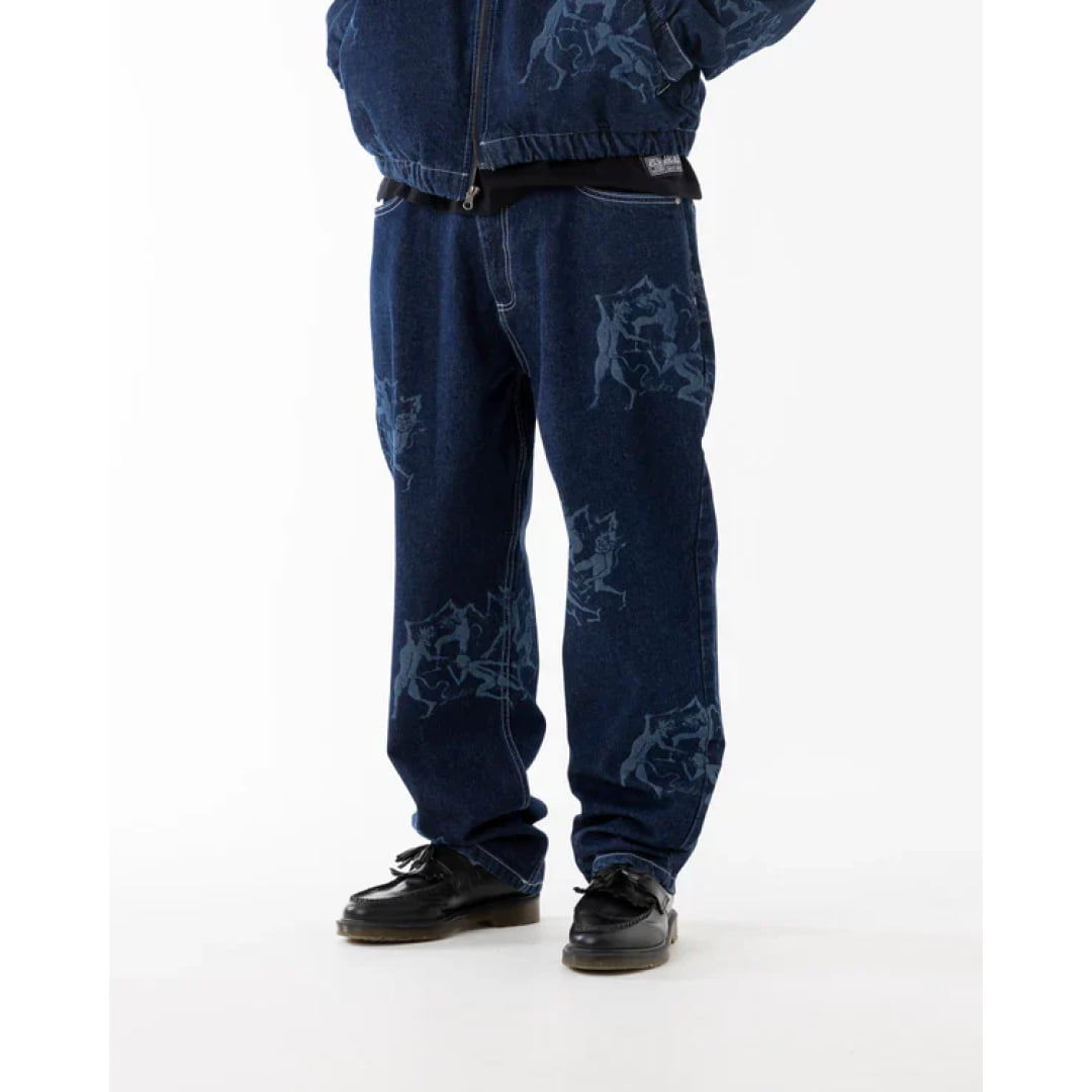 Pantalon Jacker Devils Dance Baggy Denim AOP - Aop