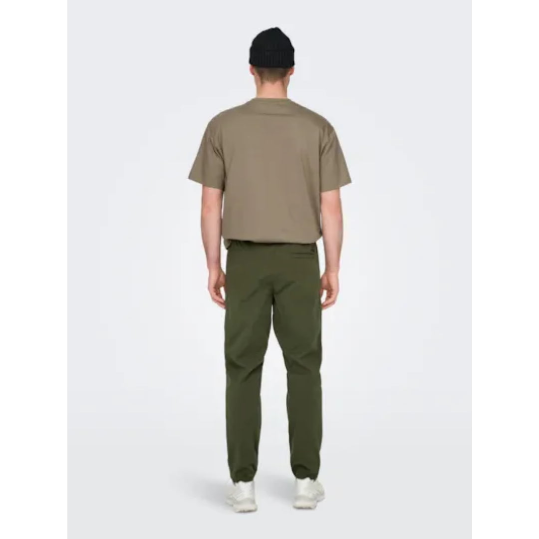 Pantalon Only & Sons Onslinus Taper 0183 Olive Night