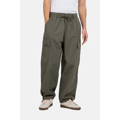 Pantalon Reell Para Cargo Stone Green Ripstop - Noir