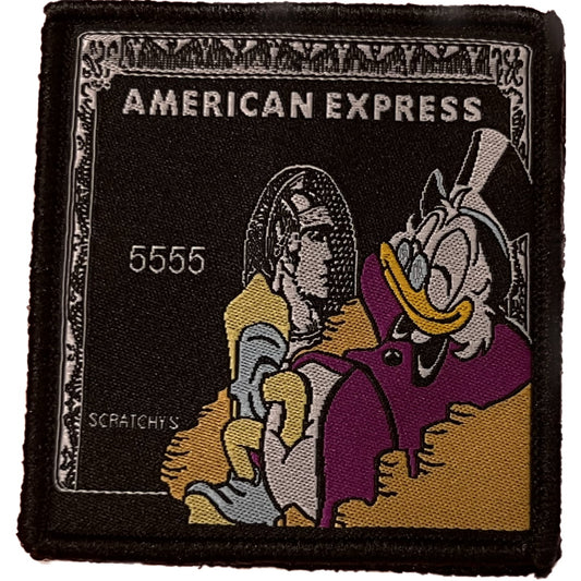 Patch Scratchy’s American Express - Unique / Funny - All