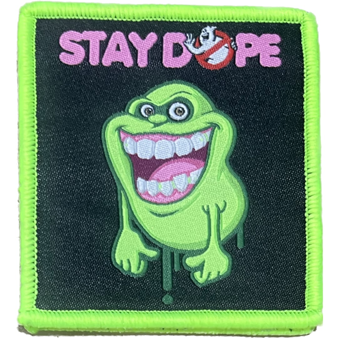 Patch Scratchy’s Stay Dope - a Esh Cheli Camo Fond Blanc -