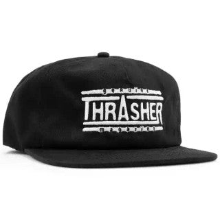 Casquette Trasher Snapback Genuine Logo Black