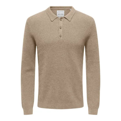 Polo Only & Sons Onsphill Reg 12 Knit Chinchilla