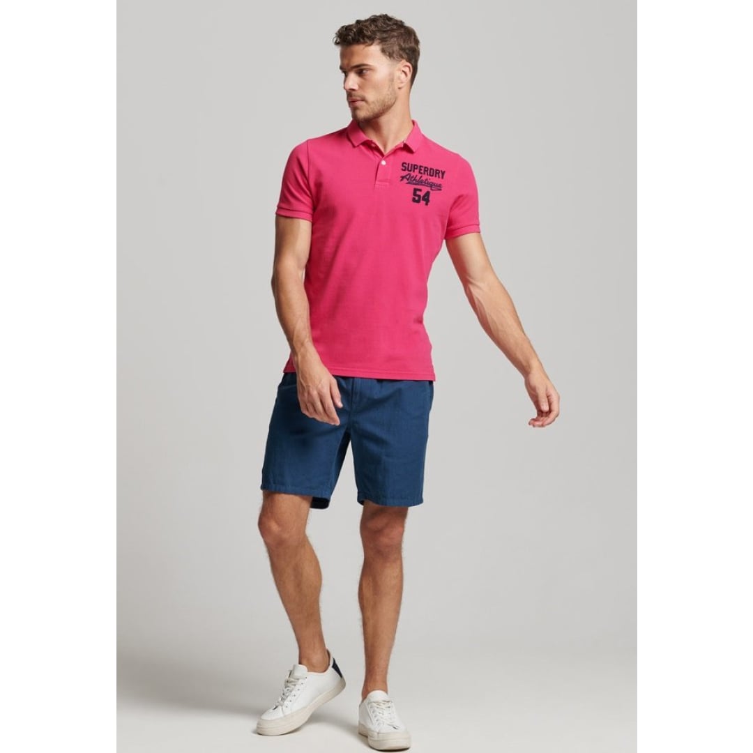 Polo Superdry Vintage Superstate Raspberry Pink - superdry