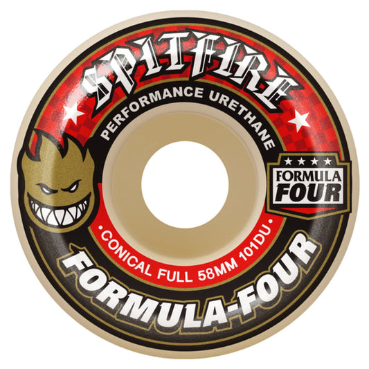 Roues Spitfire 58mm F4 101A Conical Full Natural - 101a