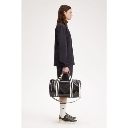 Sac de Sport Fred Perry Classic Barrel Black Ecru - O/S