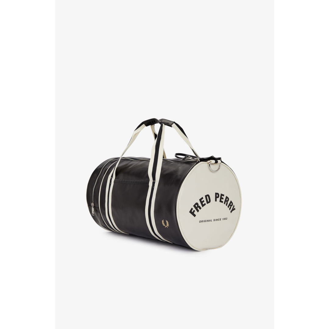 Sac de Sport Fred Perry Classic Barrel Black Ecru - O/S