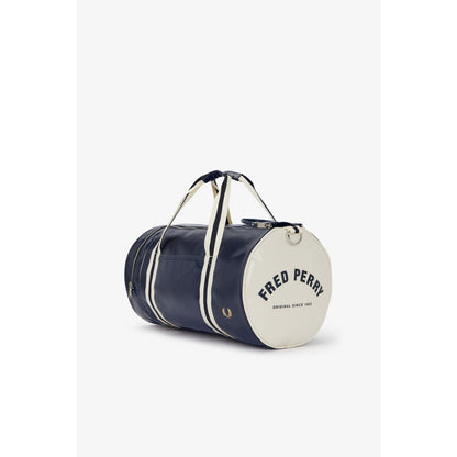 Sac de Sport Fred Perry Classic Barrel Carbon Blue Ecru