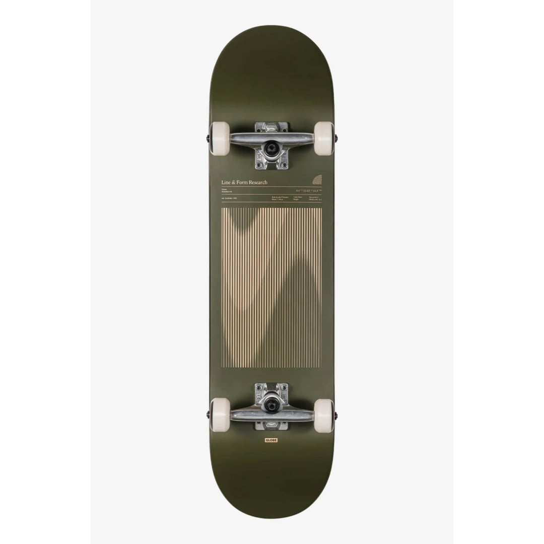 Skateboard Globe G1 Lineform Olive - 8.00 / Insidshop.com