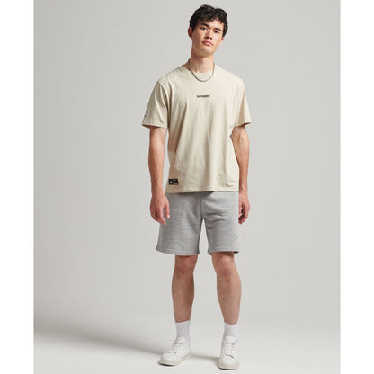 Short Superdry Code Core Sport Grey Marl