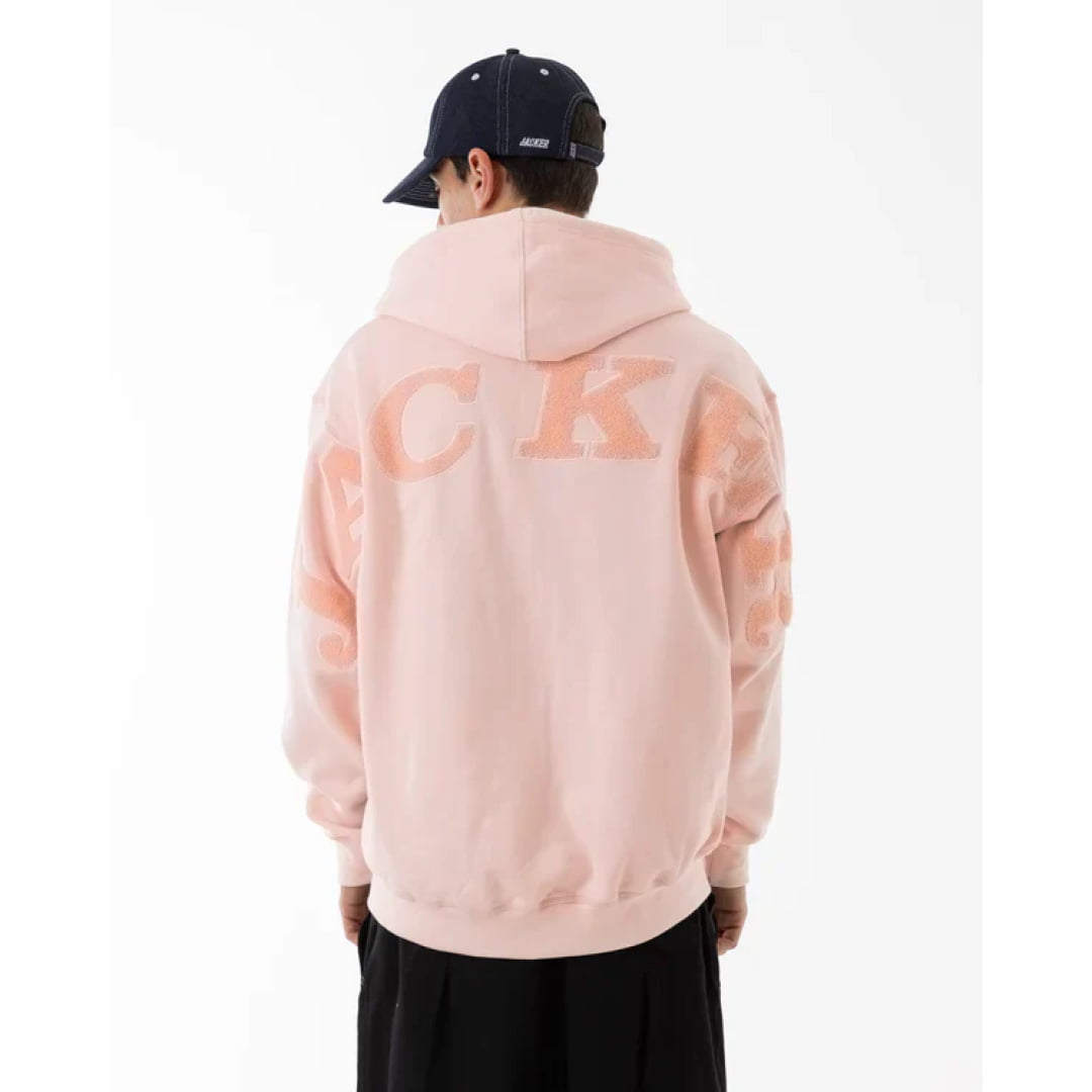 Sweat à Capuche Jacker Zipped Pink - Insidshop.com