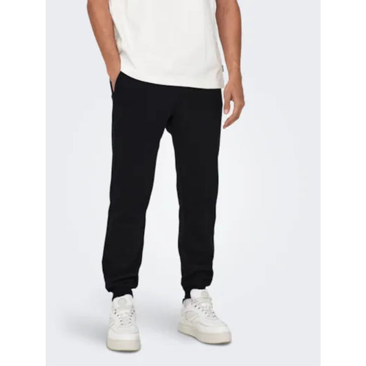 Sweatpant Only & Sons Onsceres All Black - Insidshop.com