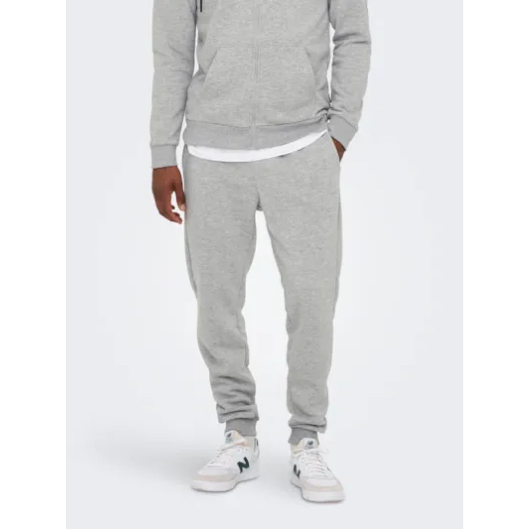 Sweatpant Only & Sons Onsceres Light Grey Melange