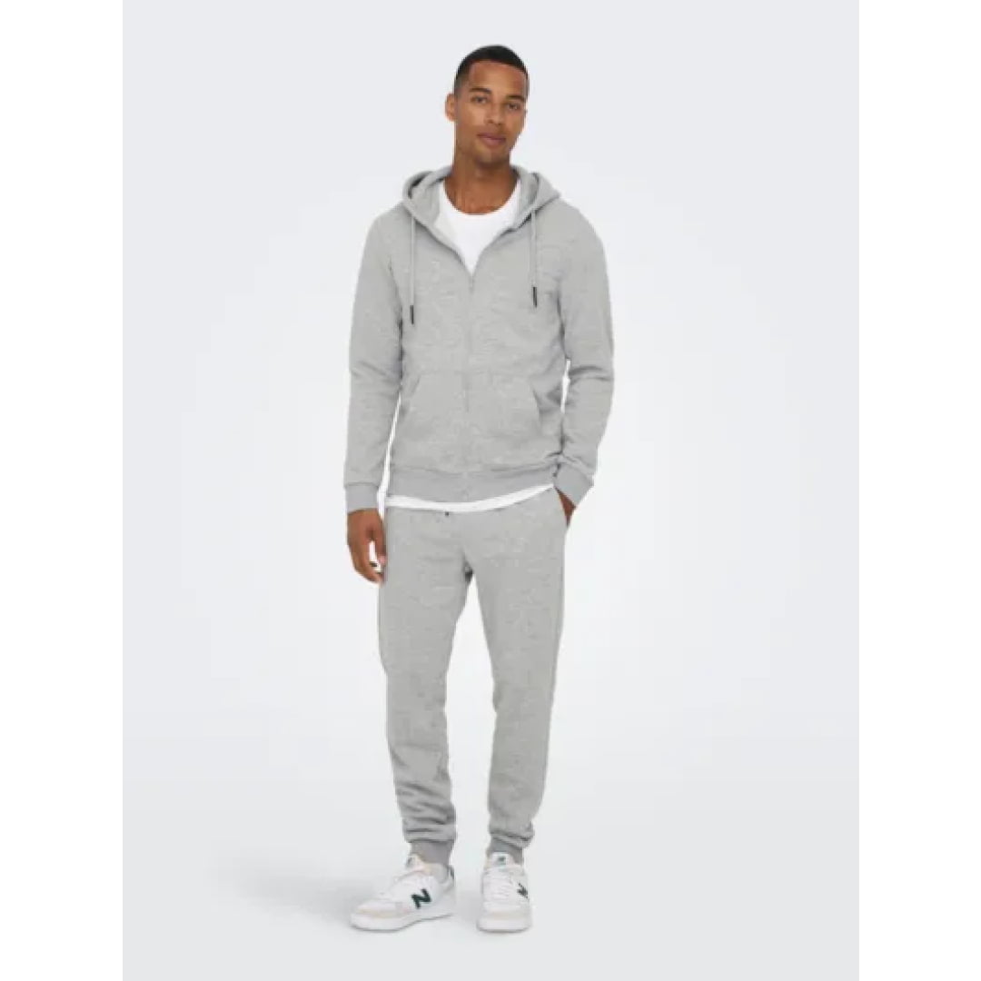 Sweatpant Only & Sons Onsceres Light Grey Melange