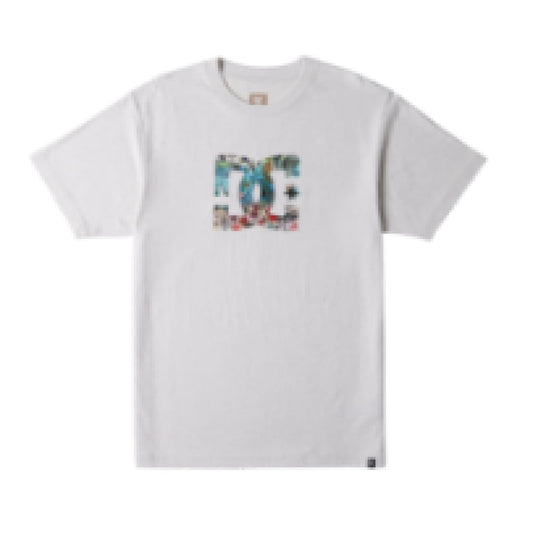 T-shirt DCSHOE Star Fill HSS Snow Heather - Dcshoe Hss