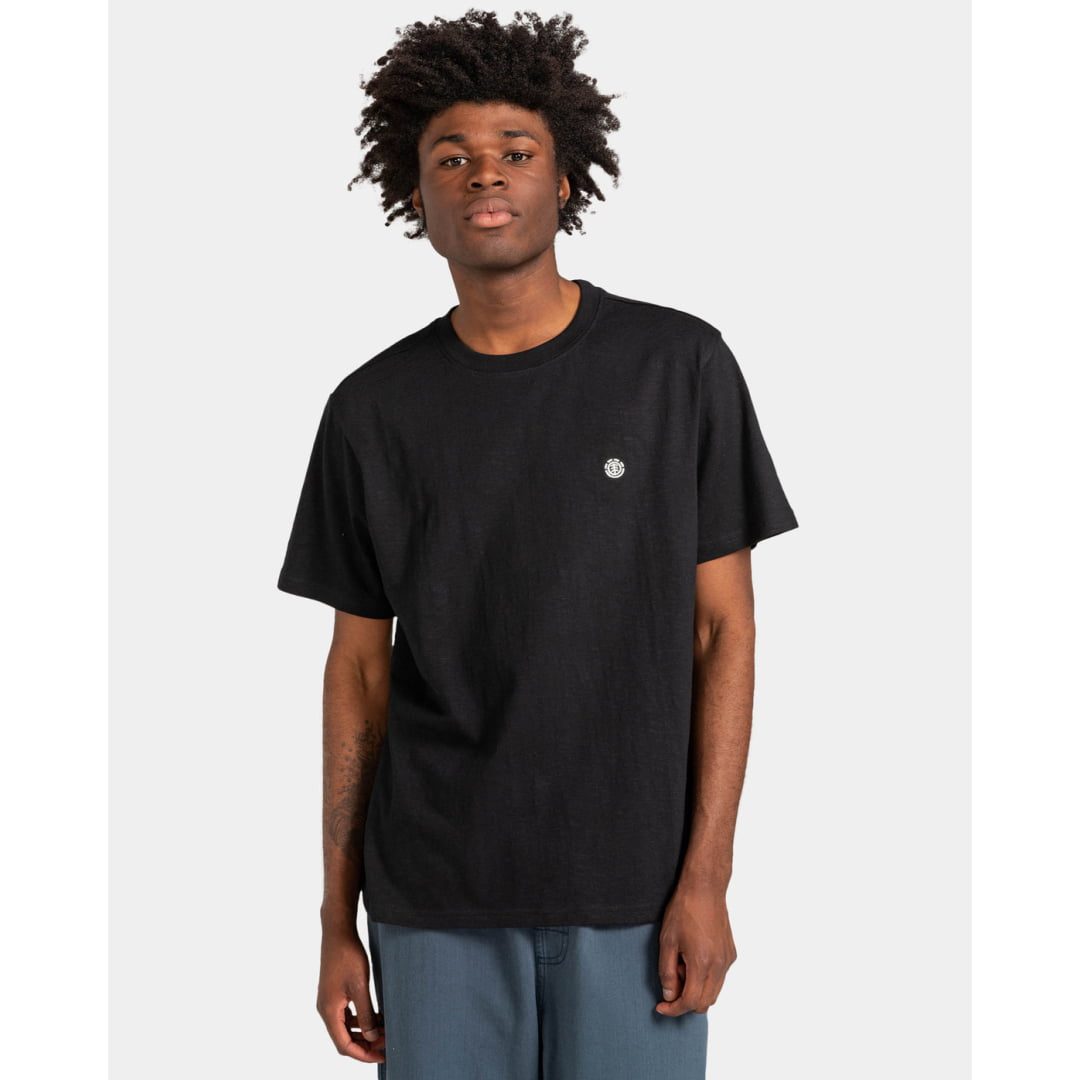 T-shirt Element Crail SS Flint Black - Ss - Insidshop.com