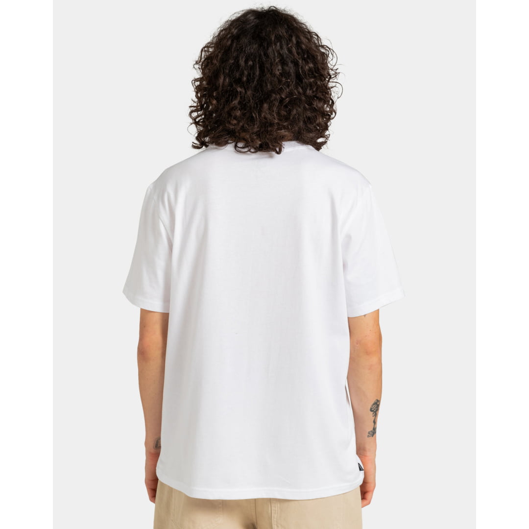 T-shirt Element Vertical SS Optic White - Ss - Insidshop.com