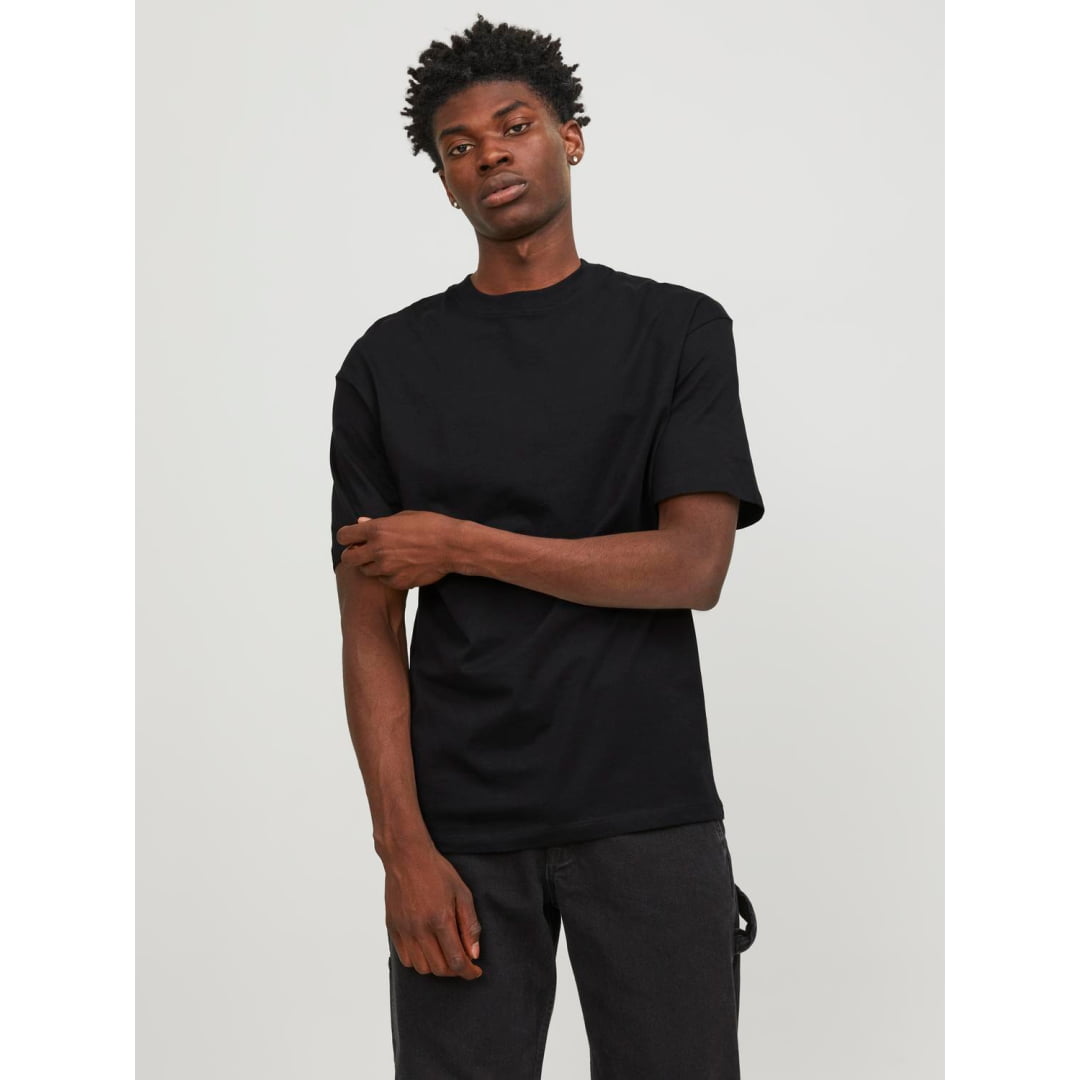 T-shirt Jack & Jones JJEBRADLEY O-Neck Black - Jjebradley