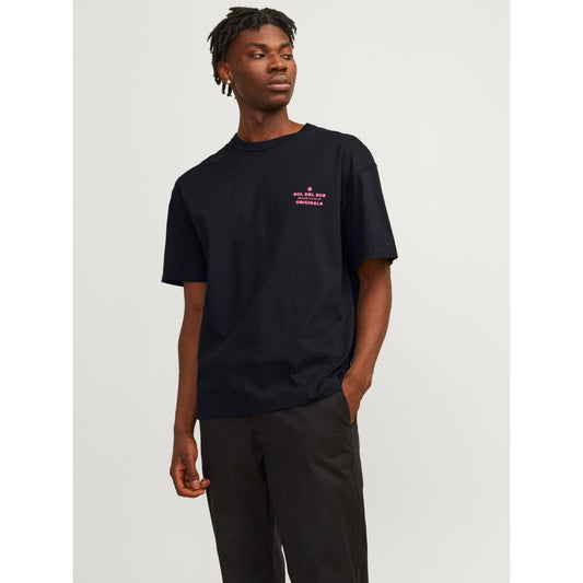 T-shirt Jack & Jones JORMYKONOS Back Crew Neck Black