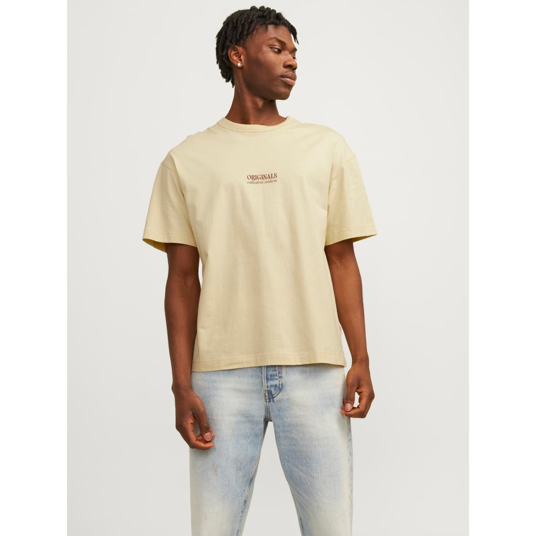 T-shirt Jack & Jones JORMYKONOS Back Crew Neck Italian