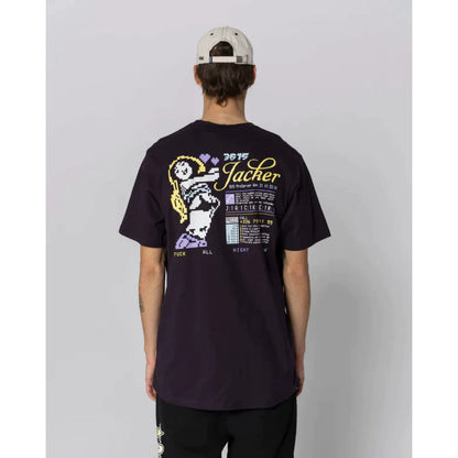 T-shirt Jacker 3615 Purple - Insidshop.com