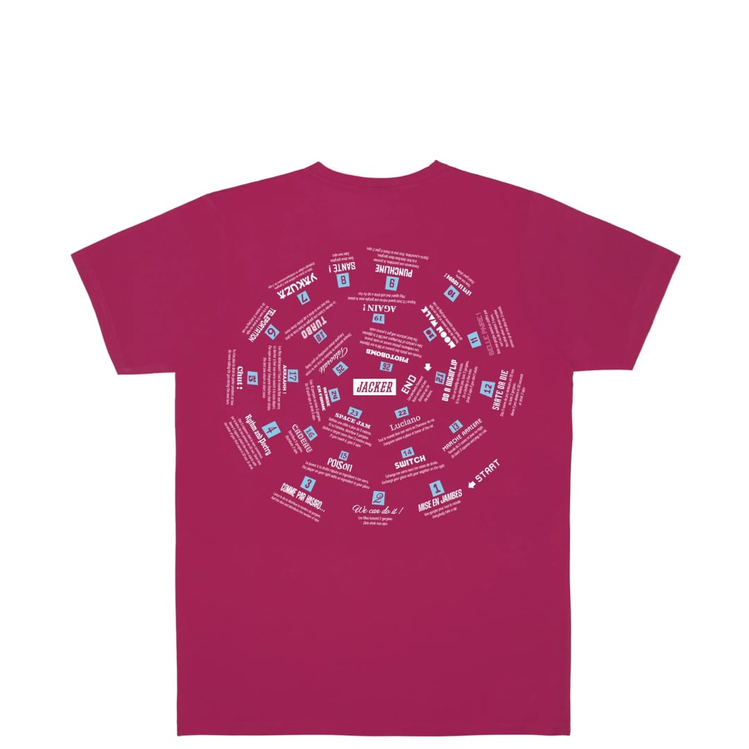 T-shirt Jacker Spiral Game Fushia - Insidshop.com