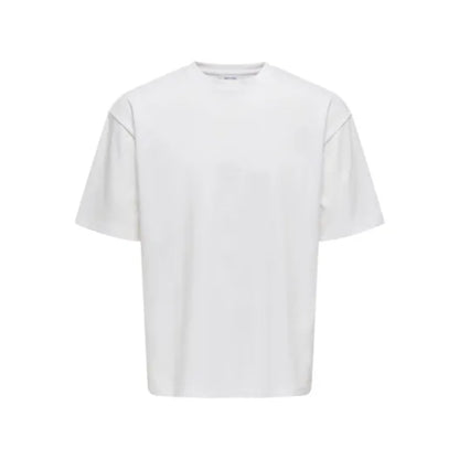 T-shirt Only & Sons Onscaspian Airflex Aut SS White - Ss