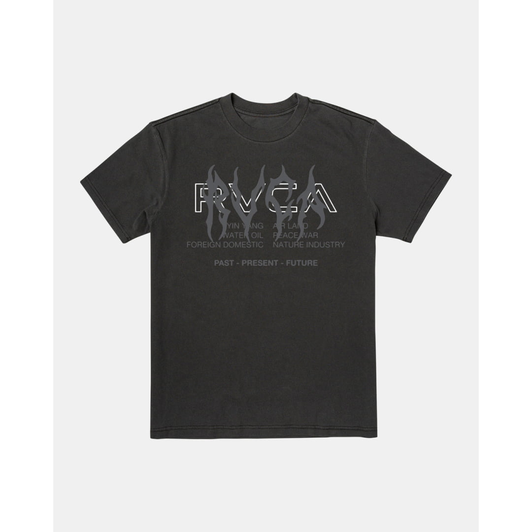 T-shirt RVCA Metalurgy SS Black - Rvca Ss - Insidshop.com