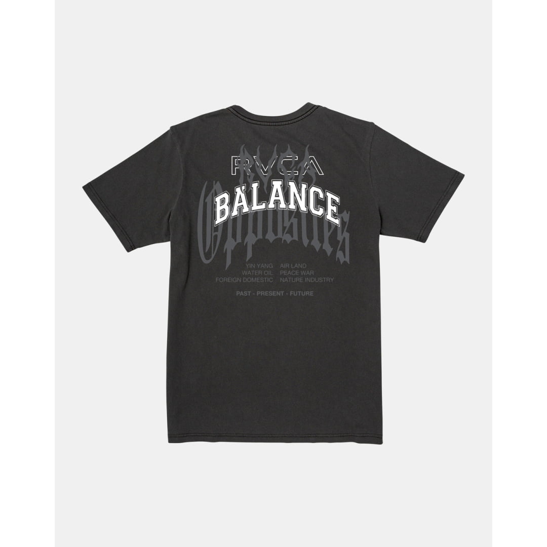 T-shirt RVCA Metalurgy SS Black - Rvca Ss - Insidshop.com