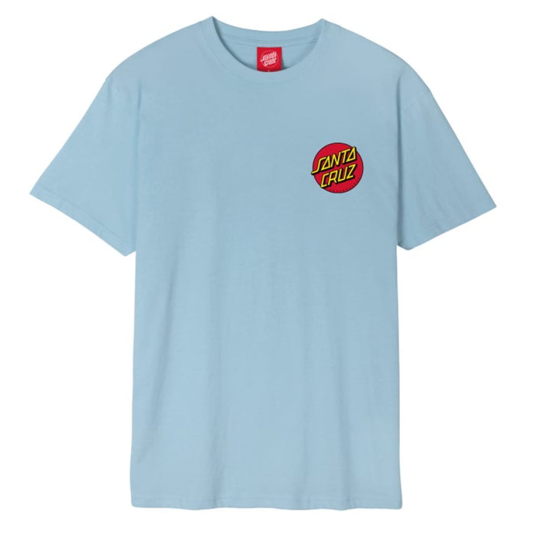 T-shirt Santa Cruz Classic Dot Chest Sky Blue