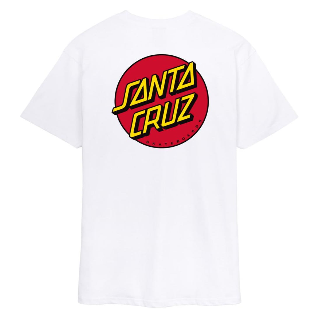 T-shirt Santa Cruz Classic Dot Chest White - Insidshop.com