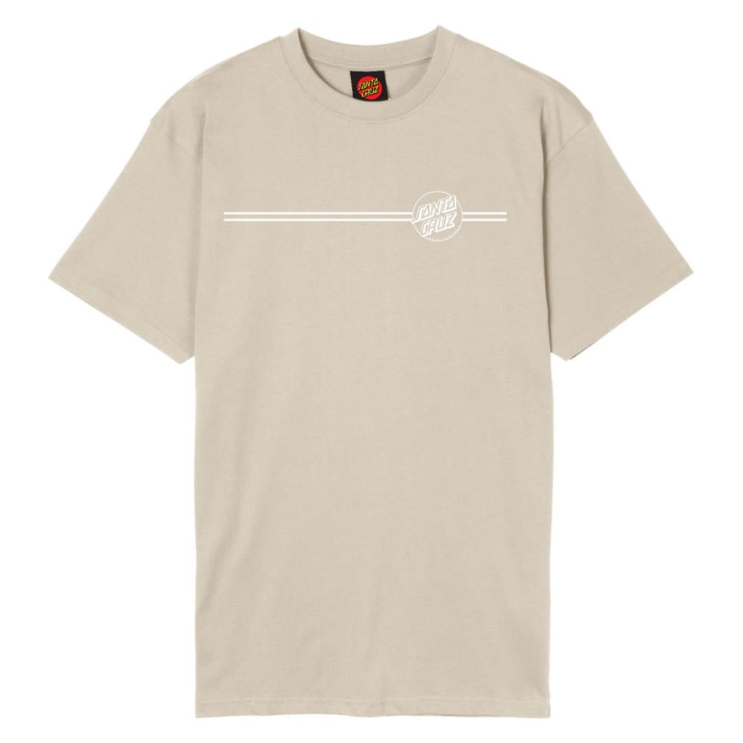 T-shirt Santa Cruz Opus Dot Stripe Chalk - Insidshop.com