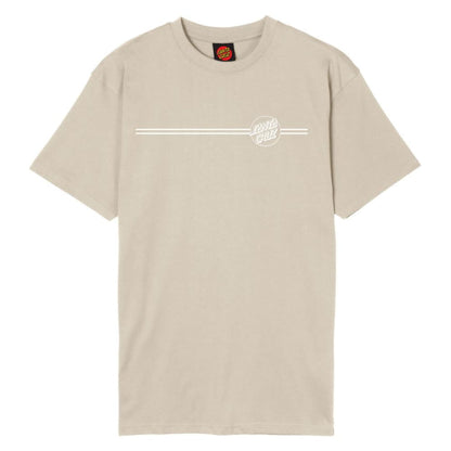 T-shirt Santa Cruz Opus Dot Stripe Chalk - Insidshop.com