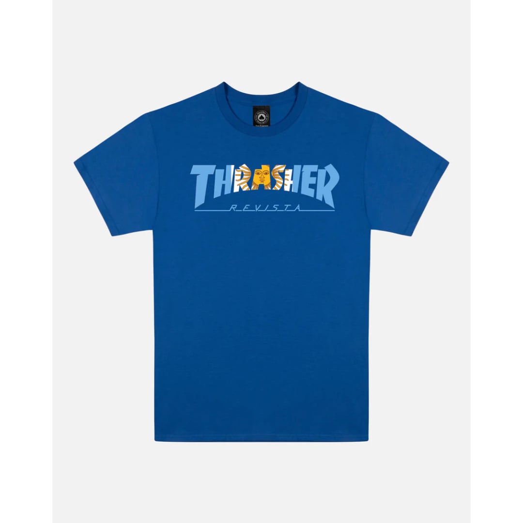 T-shirt Trasher Argentina Royal - Insidshop.com