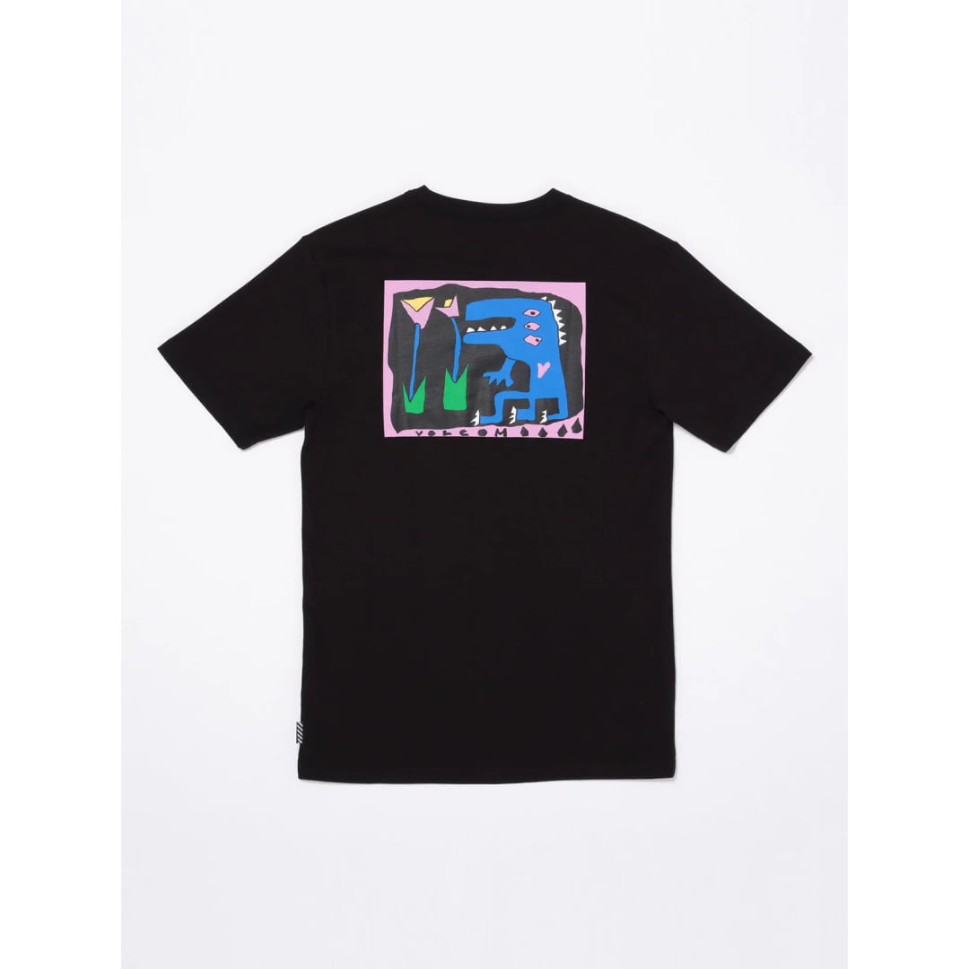 T-shirt Volcom Kids Arthur Dino Black - Insidshop.com